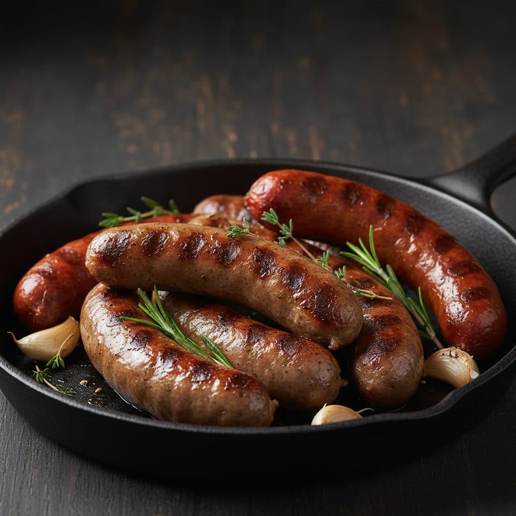 Elk Sausages